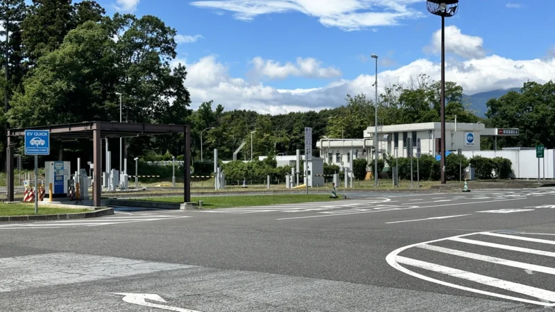 東北自動車道　那須高原SA（上り）の充電スポット