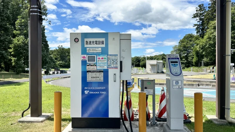 東北自動車道　那須高原SA（上り）の充電器