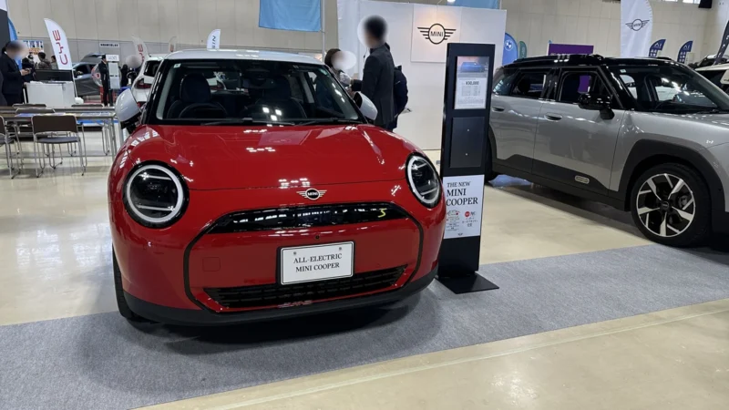 新潟EVカーフェア　ALL-ELECTRIC-MINI-COOPER